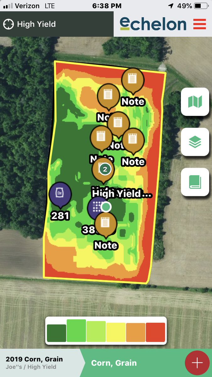 After a great Dyna-Gro road show, tried out the new echelon yield estimator,                  280’s - D54VC14, putting one last aerial app on to dial in for the home stretch, deep kernel set !  300+
<a href="/DynaGroSeed/">Dyna-Gro Seed</a> <a href="/GretaGrayHacker/">Greta Gray</a> <a href="/rileylaber/">Riley Laber</a> <a href="/NutrienAgRetail/">Nutrien Ag Solutions</a>