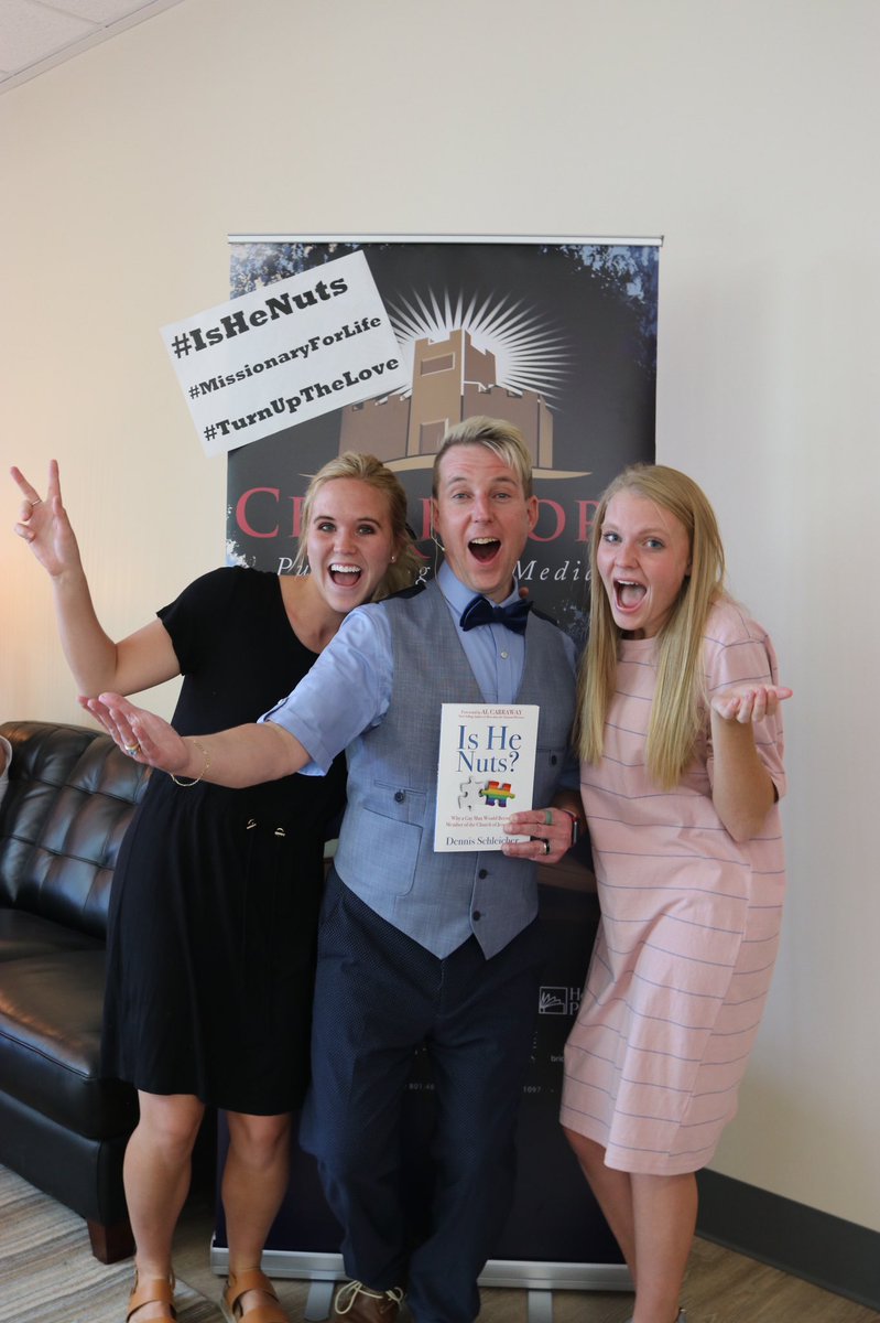 DenSchleicher's tweet photo. Wouldnโt be here today without the Earlโs. Andrew & Audrey are true #MissionariesForLife ๐ You can read about them in chapter 5 -14. ๐ #LDS #IsHeNuts โ๏ธ #gaymormon #Convert ๐ Attending their church on Sunday. ๐ https://t.co/M90Jvx4hsK
