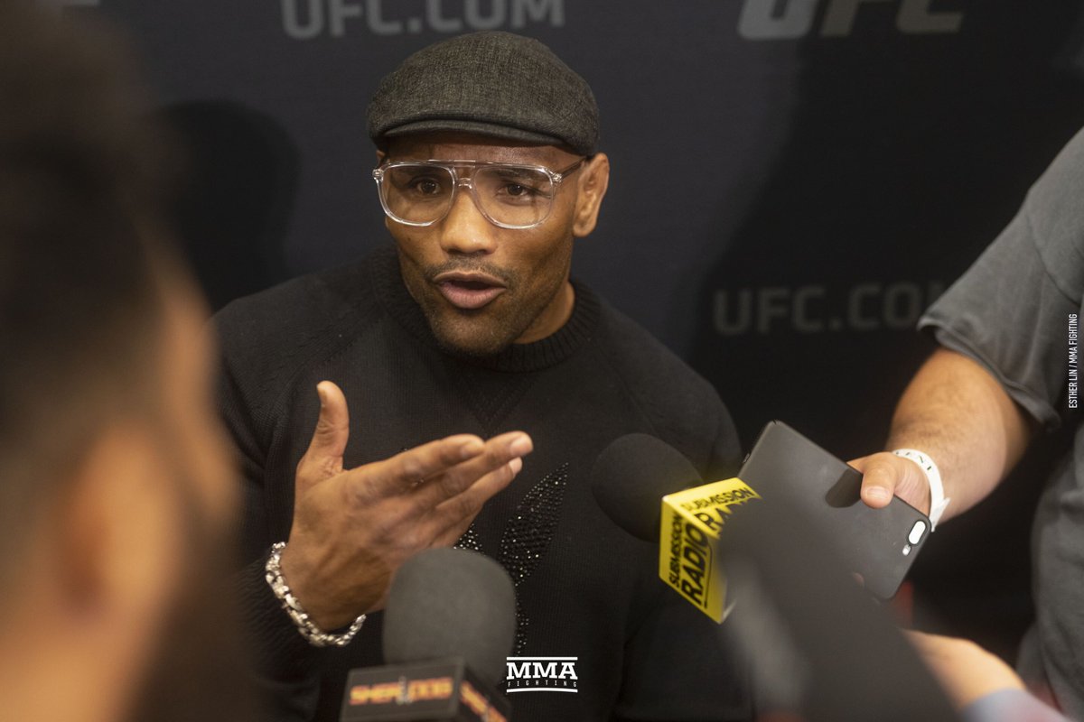 MMAFighting's tweet photo. VIDEO: Yoel Romero shuts down potential matchup with Jon Jones: ‘Forget about it’ (@JoseYoungs) https://t.co/Jd8WhCTmv7 https://t.co/E5LLUWOpH2