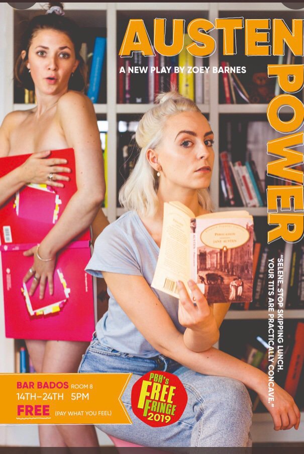 BrianJCollins7's tweet photo. Fantastic fun on my last day at @edfringe 2019 - highlight of the day was #AustenPower by @ZoeyBarnacle made me laugh &amp; think https://t.co/rntEnlFf94