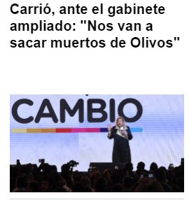 rialjorge's tweet photo. Nunca. En democracia nadie se va muerto. Se van por decisión popular. @elisacarrio le está haciendo un daño enorme a la democracia y a este momento difícil del país. Su silencio sería una bendición para todos. https://t.co/Ei5emLqtAc