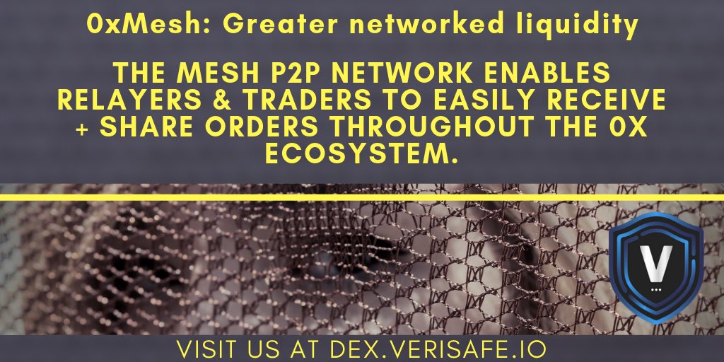 VeriSafeProject's tweet photo. We’re excited to bring you some good news, our DEX has successfully integrated the 0xMesh Network, It enables relayers and traders to easily receive and share orders to increase the overall liquidity for the DEX! @0xProject 

https://t.co/qYCNMu29RV

#BUIDL

 $VSF $BTC $BNB $ZRX https://t.co/HbRQuqhO3y