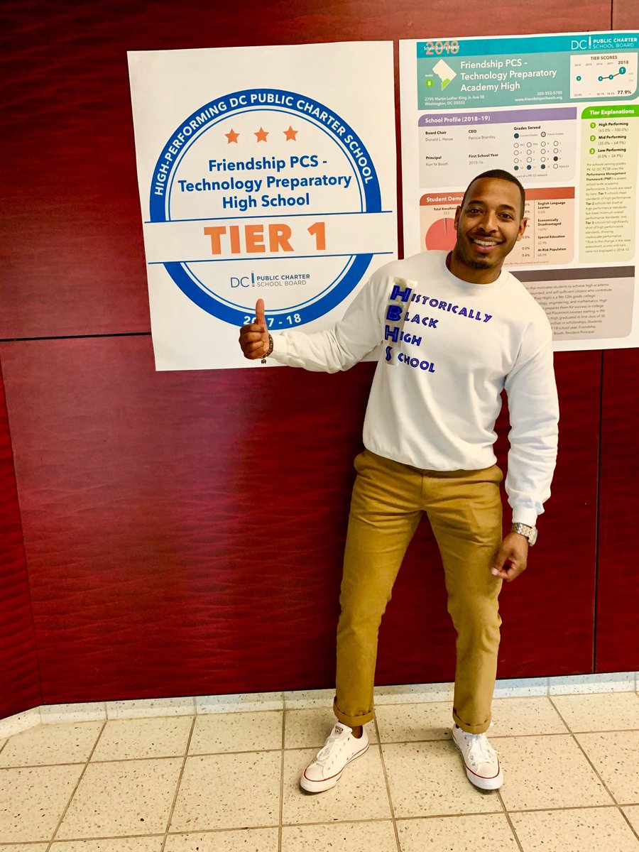 Blk_EduKator's tweet photo. Them: Is there even a Tier 1 high school in Ward 8?

Me: well.....

#BigTech #FPCSTP #FriendshipFWD19 #Tier1 #Ward8 @FriendshipPCS https://t.co/0TSQ1O6QTg
