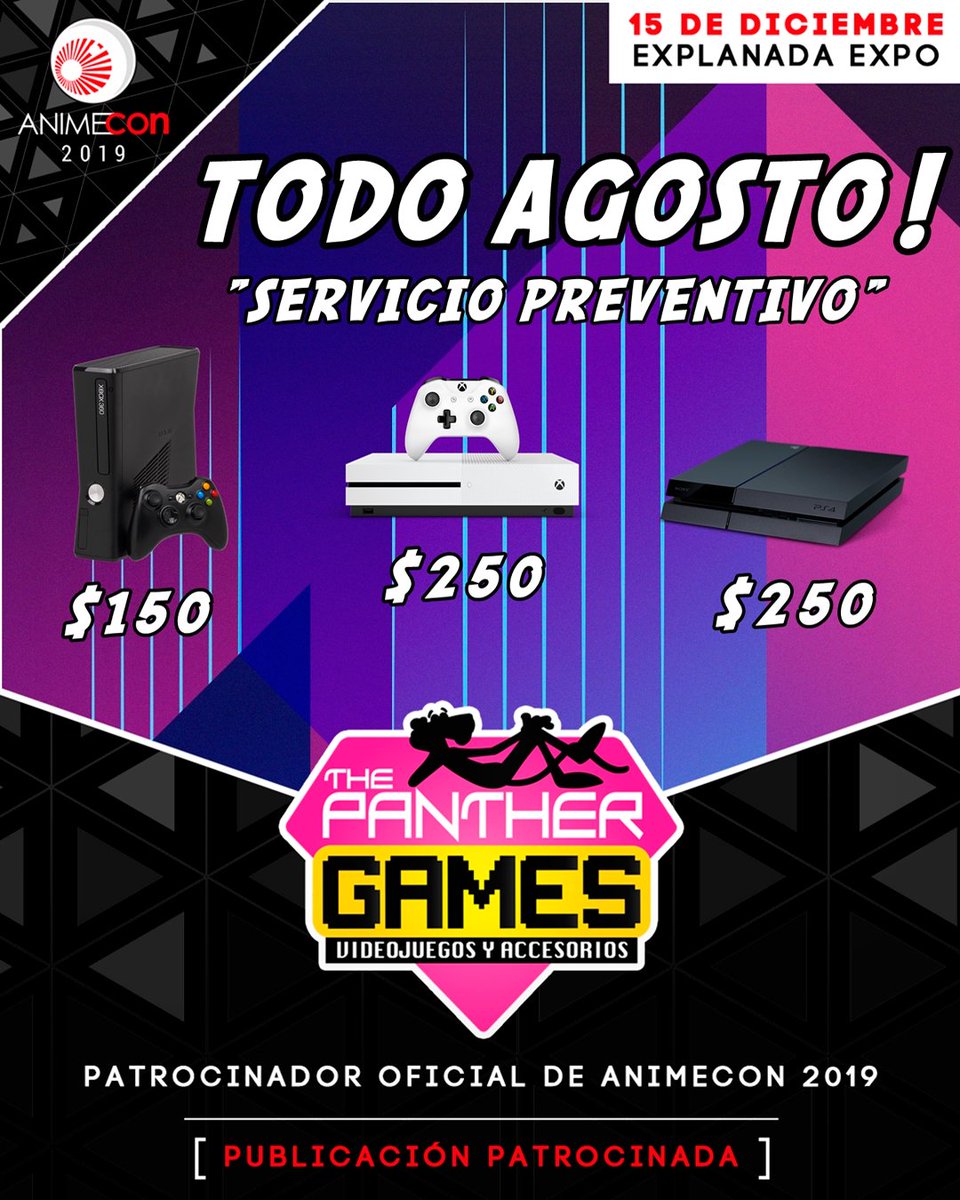 animeconmx's tweet photo. 🔵❗️PUBLICACIÓN PATROCINADA❗️🔵
Extiende la vida de tus consolas evitando que tengan problemas de calentamiento realizando el servicio preventivo.

Visitanos en Plaza Ley Jalisco Local G1, todos los dí­as de 11 am a 08 pm! Tel: 291 29 78

https://t.co/SpbBSgGO1A https://t.co/TCd1BKY7T4