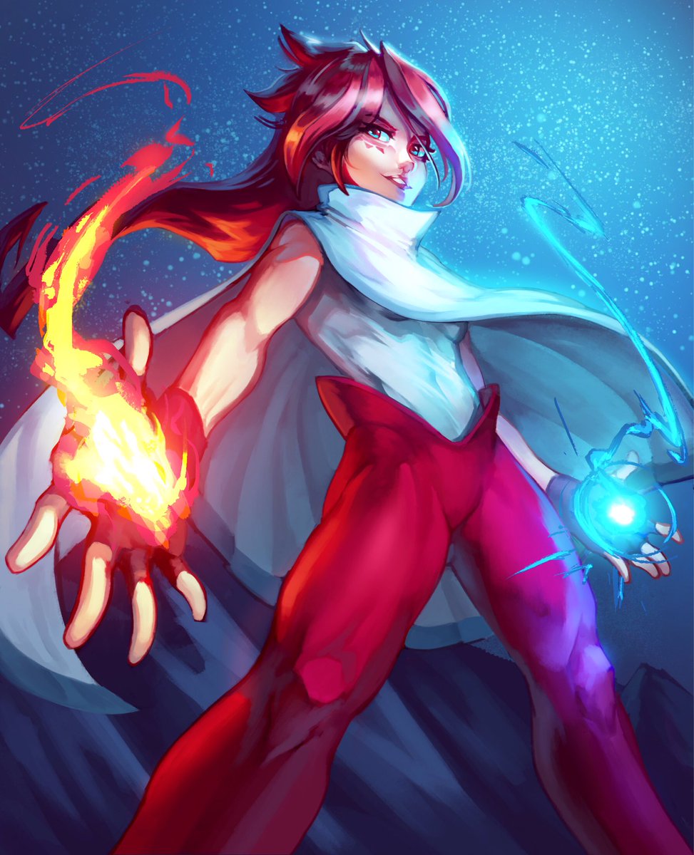 artsyyellow's tweet photo. My entree for #fayeredraw! I’ve loved @Rossdraws’s art for a while, and I wanted to take this chance to kind of change up my style. #drawthisinyourstyle #ArtistOnTwitter https://t.co/2meFkWTyYA