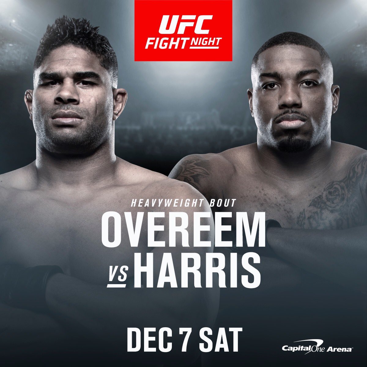 ¡Oficial! Alistair Overeem enfrenta a Walt Harris en la estelar de #UFCDC el 7 de diciembre #MMA #MMAMexico
