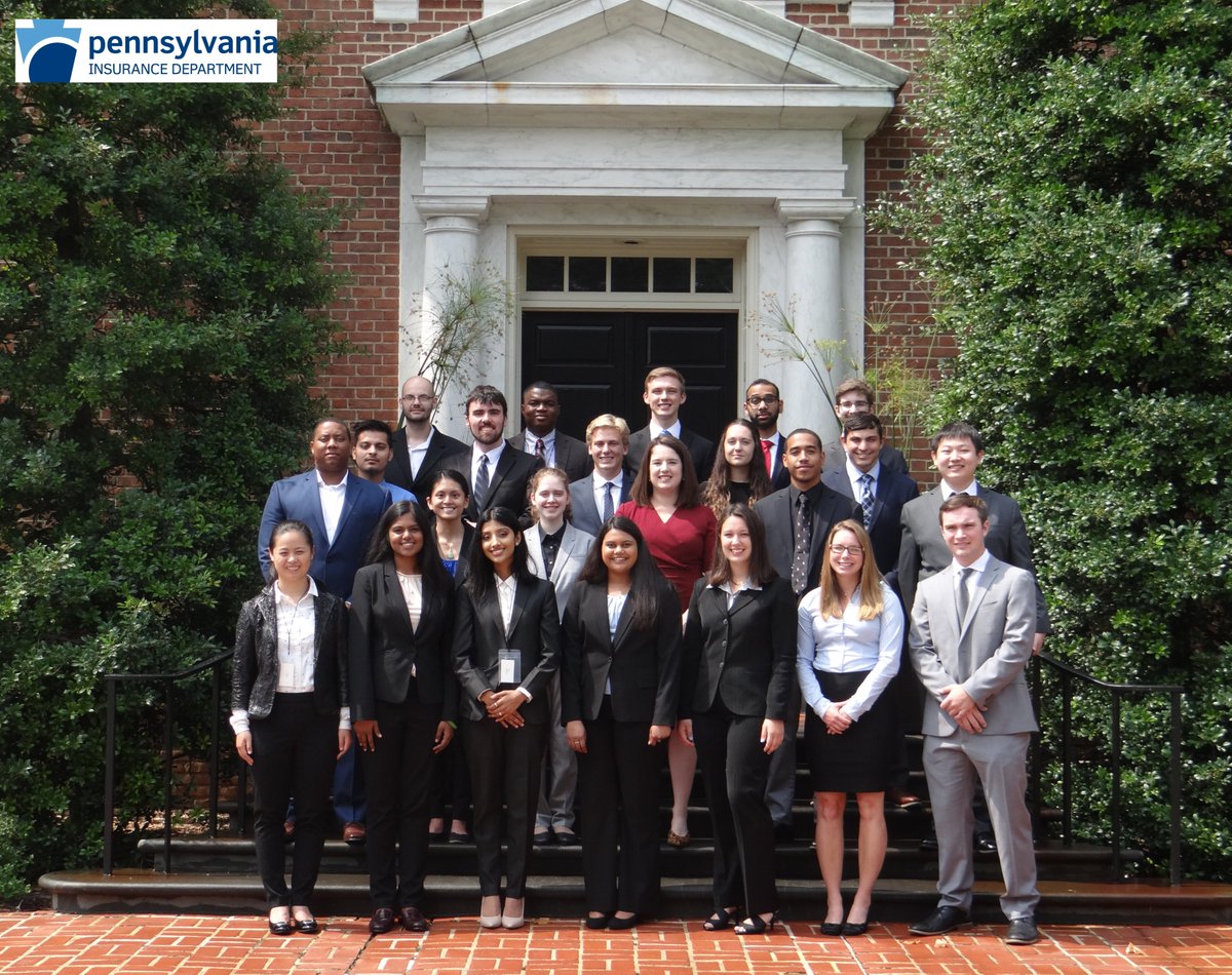 PAInsuranceDept's tweet photo. As this four-day interactive experience comes to a close, @CommAltman along with @PAInsuranceDept staff, instructors, and moderators would like to congratulate the 2019 #NextGenInsuranceAcademy program graduates🎓!!!#nextgeneration #leadership #insurance https://t.co/a1B4Srx3wO