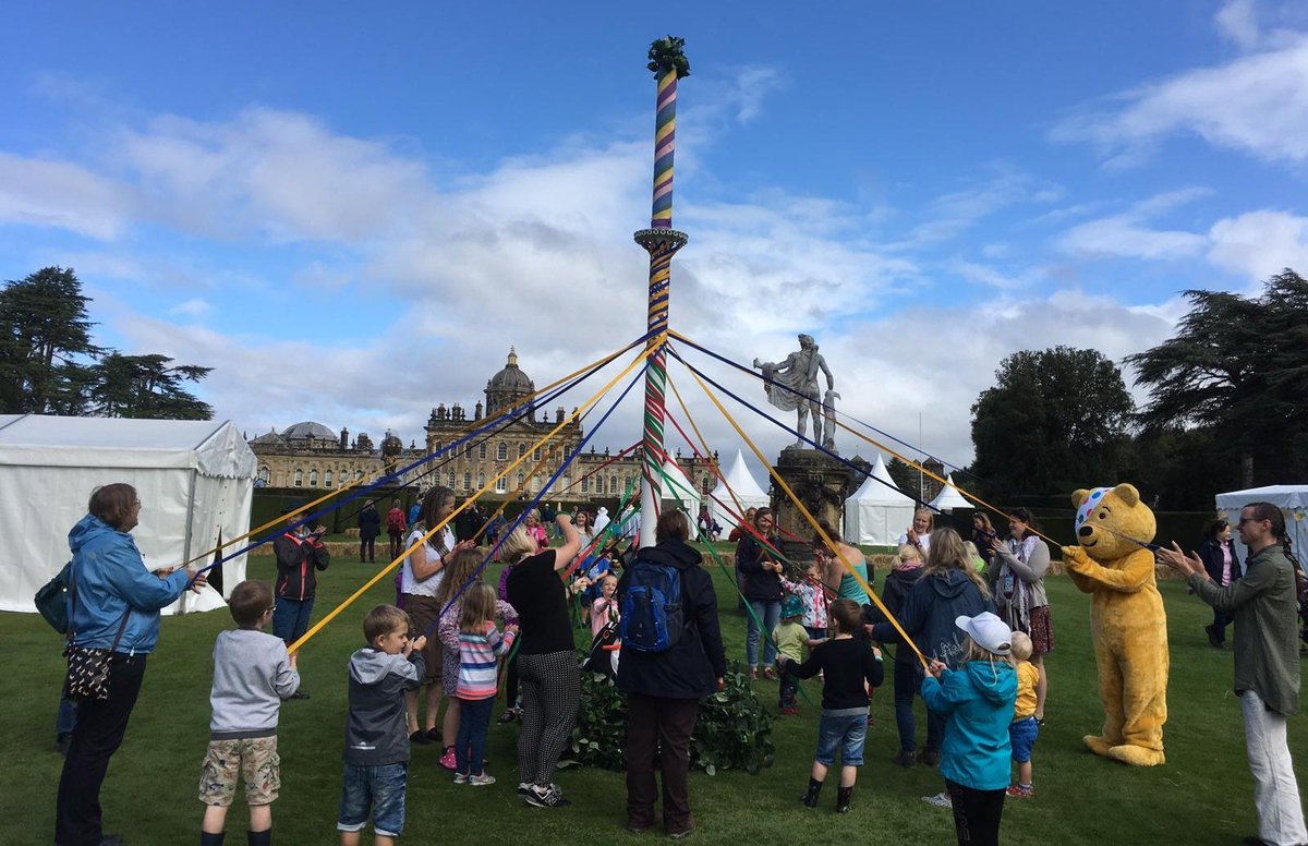 theMAYteamdance's tweet photo. We love it when Pudsey joins in with our maypole dancing sessions! @BBCCiN #CountryfileLive #pudsey #themayteam https://t.co/QP0MSoD0Ez