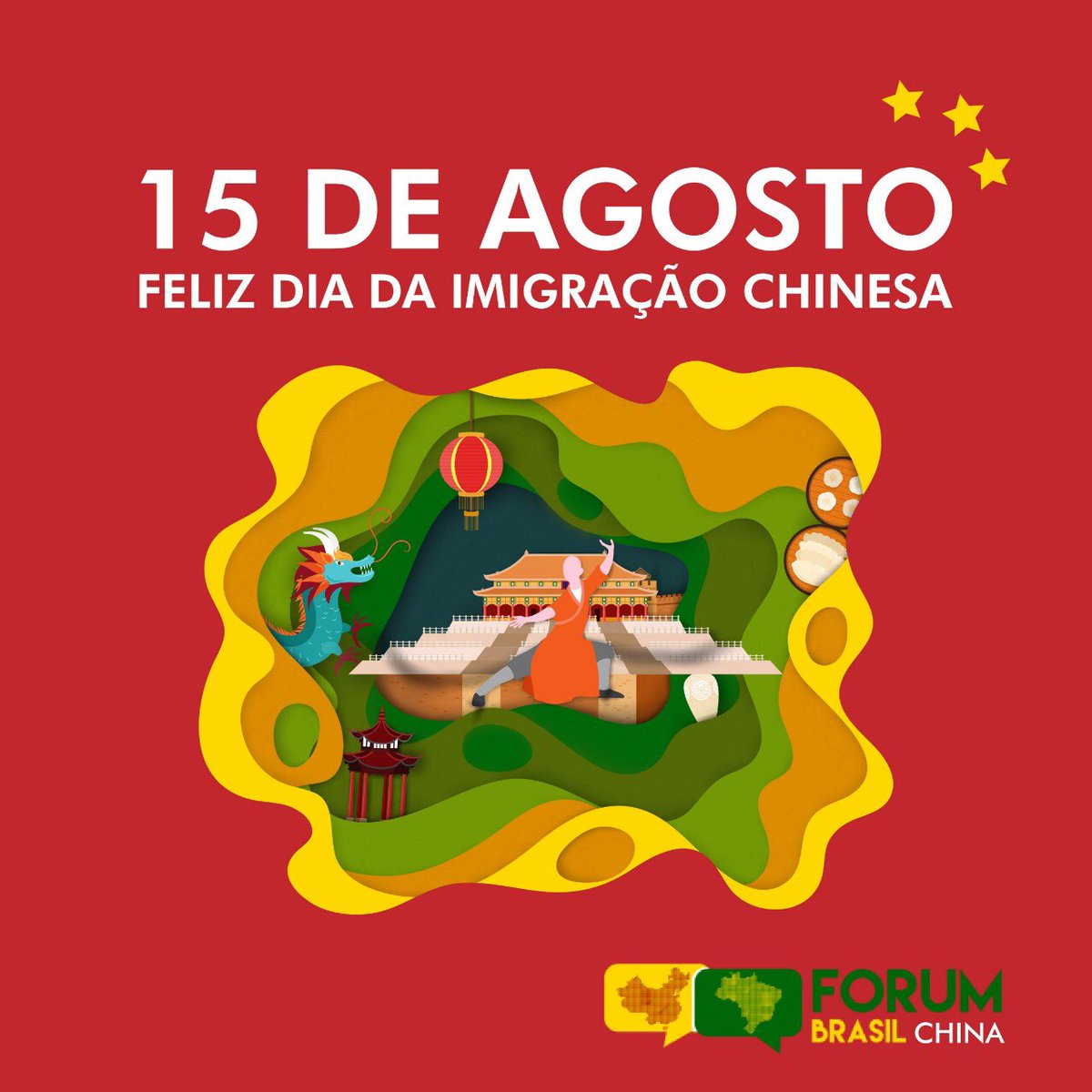 BCReport8's tweet image. Feliz dia da Imigração Chinesa no Brasil! 15 de agosto.