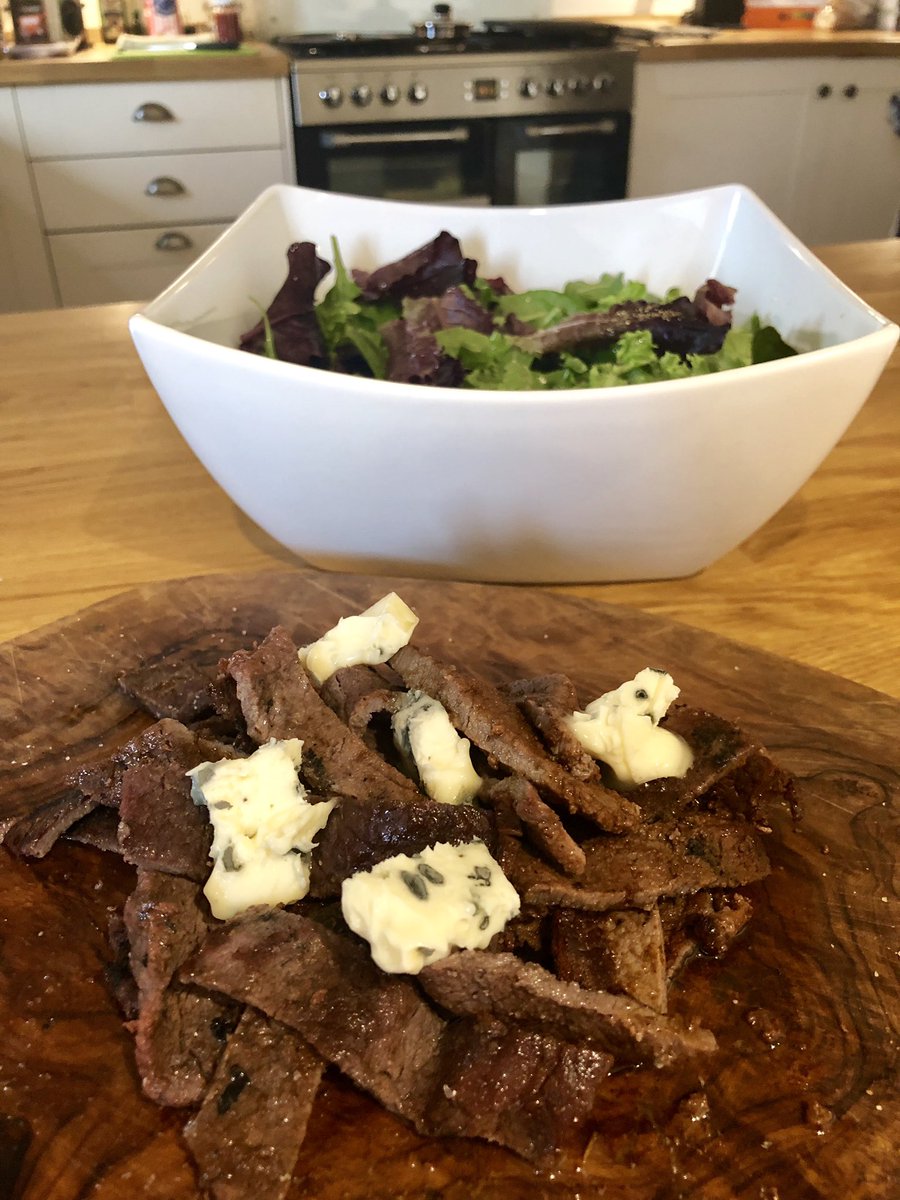 smokenfire2's tweet photo. Hot smoked sirloin with blue cheese, and a cold smoked bresaola marinaded in Birch syrup from out good friends at @PennineBirch https://t.co/h9jTplX6yn