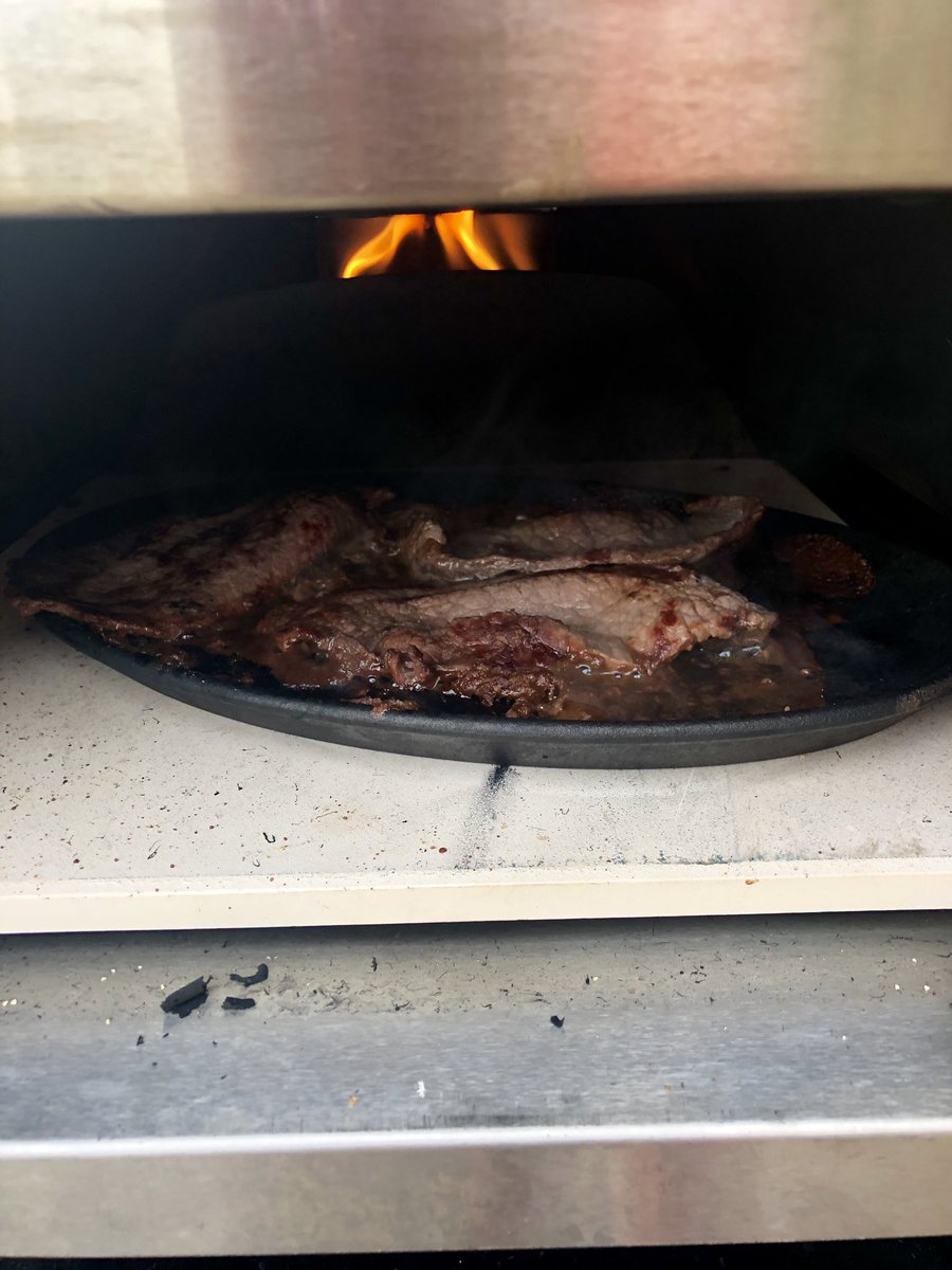 smokenfire2's tweet photo. Hot smoked sirloin with blue cheese, and a cold smoked bresaola marinaded in Birch syrup from out good friends at @PennineBirch https://t.co/h9jTplX6yn