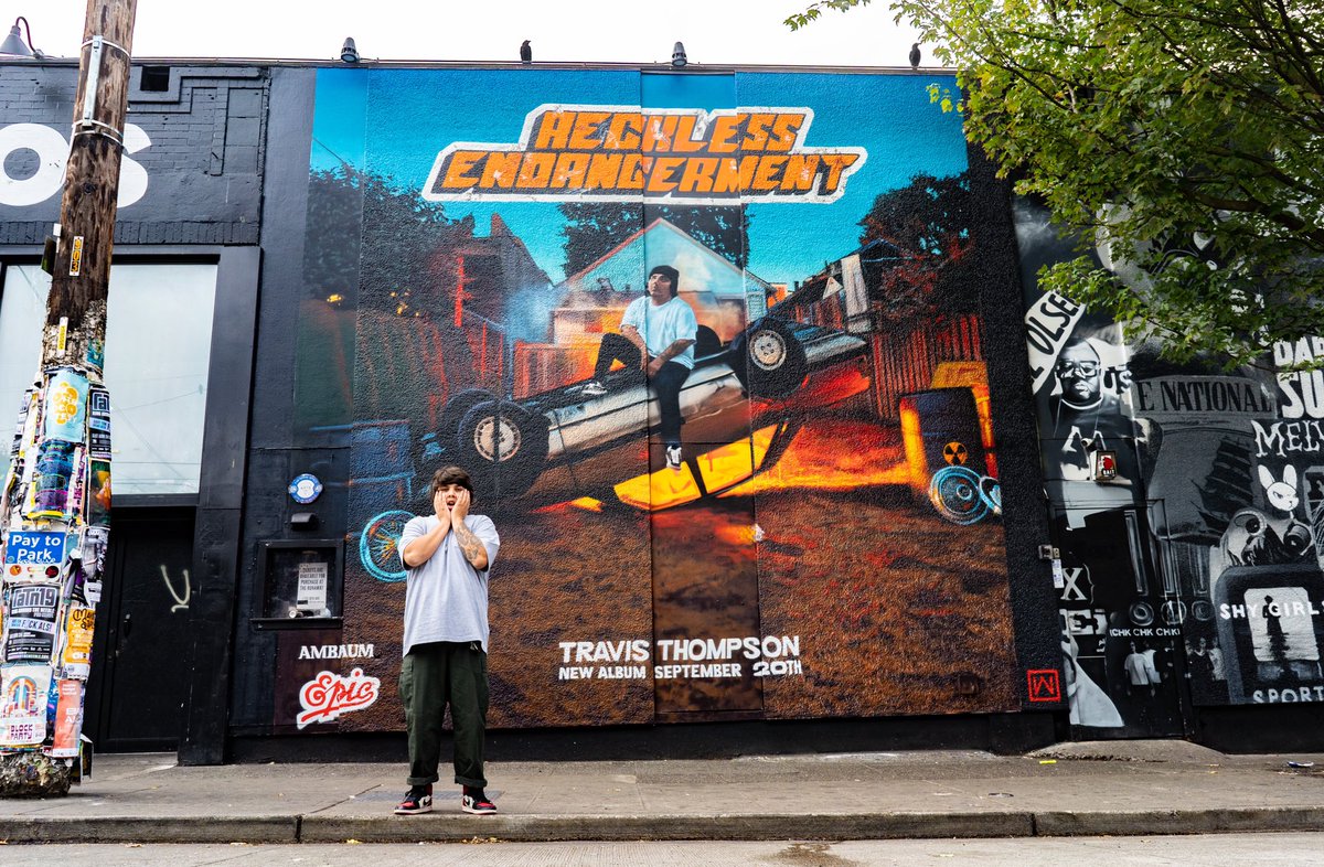 travisxthompson's tweet photo. Reckless Endangerment. 🚧

My brand new album and biggest day of my life. 

9.20.19 https://t.co/aU928ceeVq