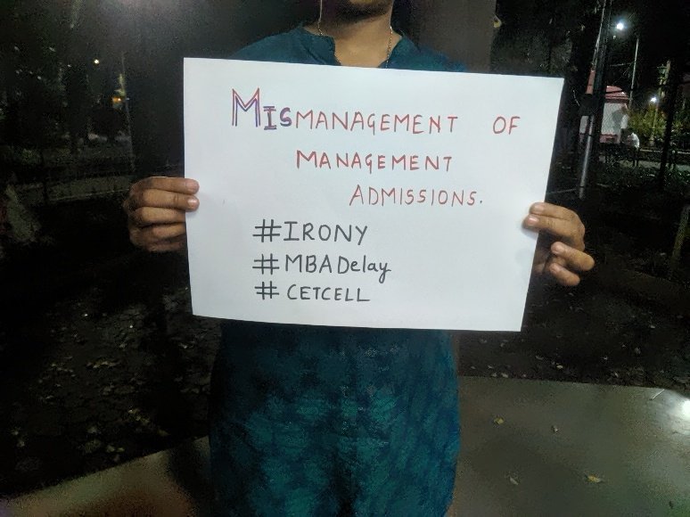 dongreshubham7's tweet photo. #MBADelay  #CETCELL https://t.co/fH8xbZHux8