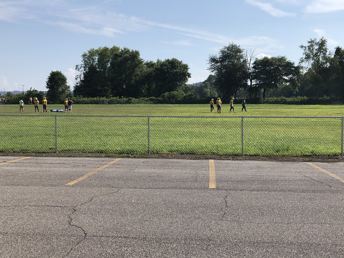The Bison Football team is preparing for a GREAT season under the Friday Night Lights! 💙💛🏈