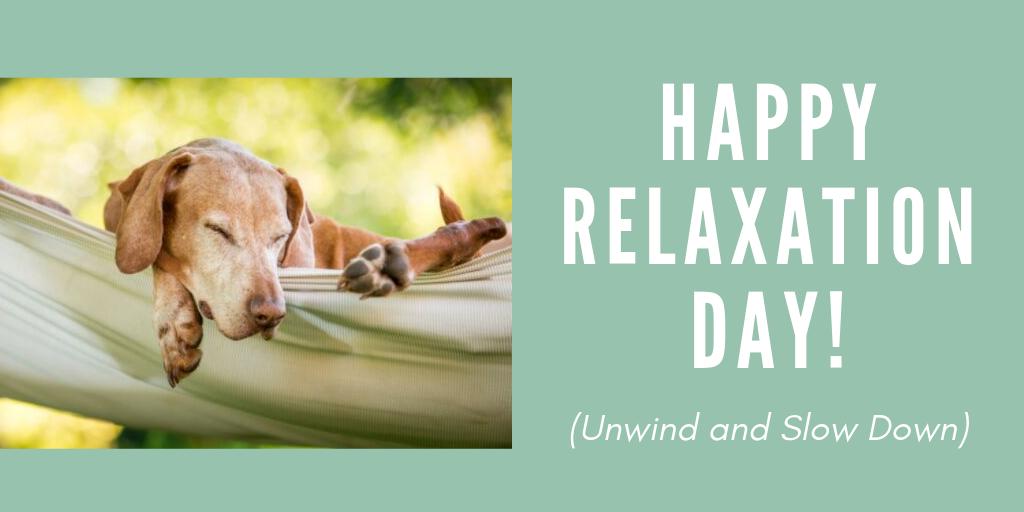 NesinTherapy's tweet photo. Today is #NationalRelaxationDay!! #TeamNesin encourages you to slow down and take cake of yourself. What's your favorite way to relax? #livelifebetter https://t.co/JQaMMlTgXI