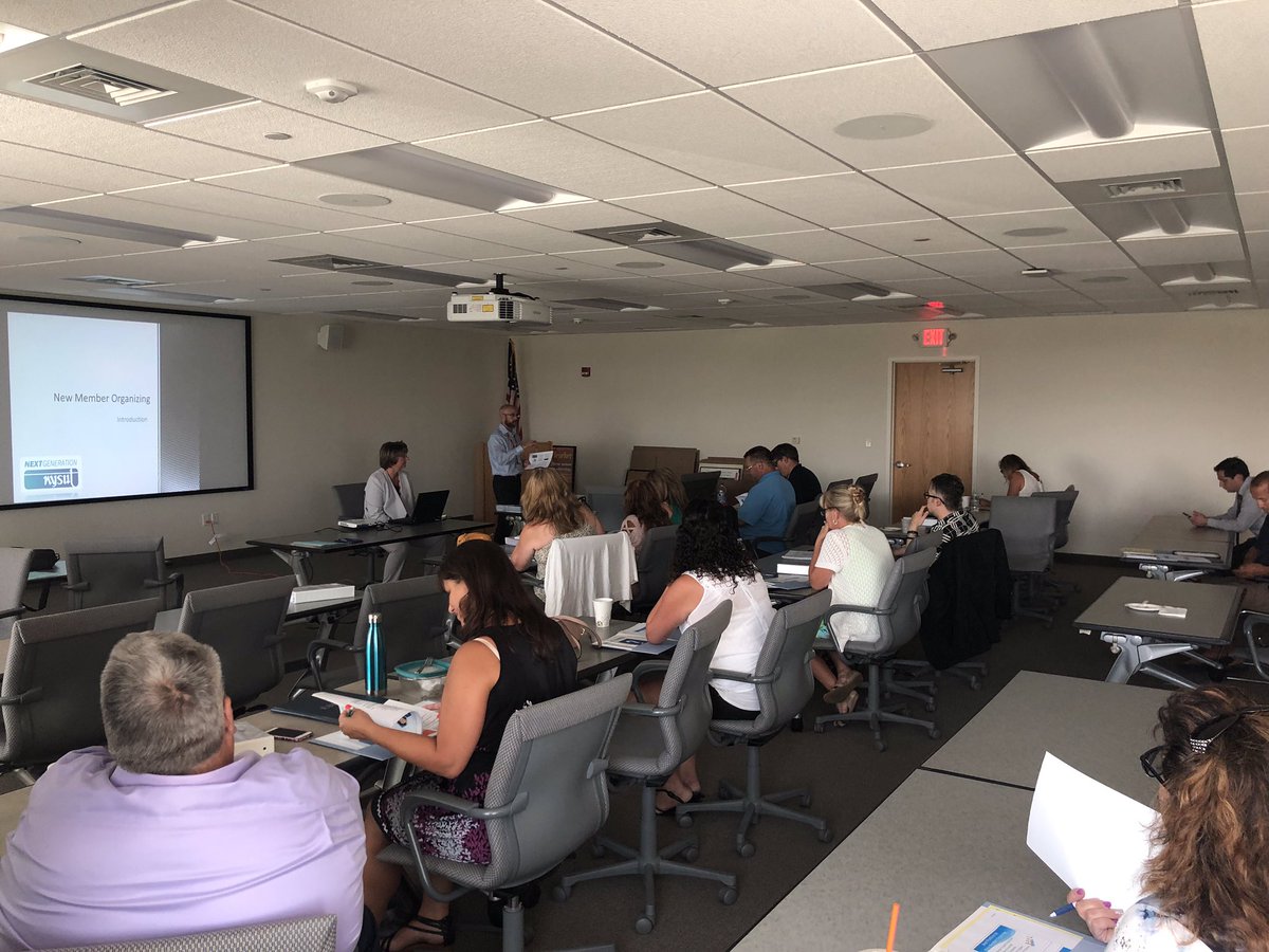 NYSUTSRO's tweet photo. @nysut locals in Suffolk training to get new members to join the cause and strengthen #OurUnionOurValues @AndyPallotta @nysutEVP @PaulPecorale @NYSUTStreasurer https://t.co/m2mN4lX7oG