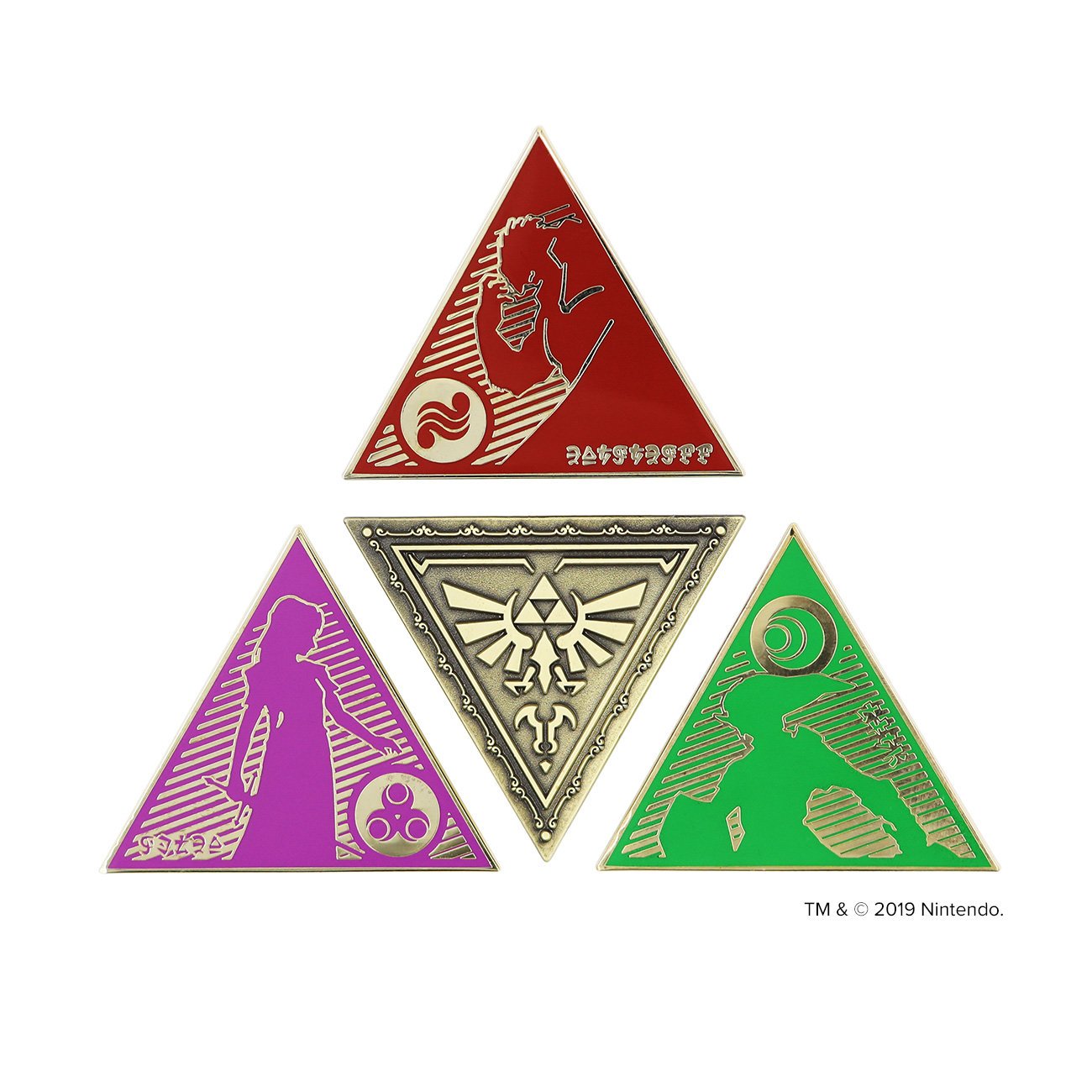 Pinny Arcade on X: "Wisdom, Courage, Power; these are the three  cornerstones of the most treasured relic in Hyrule. When The Legend of  #Zelda Triforce Pin Set offers all three, why compromise?
