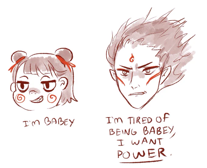 CASUALLY DROPS SOME NEZHA DOODLES HERE 