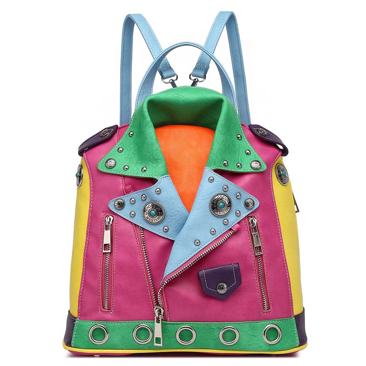 UrBFFCloset's tweet photo. Check out MJ rocking her Colorful Jacket Backpack! Thanks, MJ, for always shopping with us and for being the best walking advertisement ever. #Only2Left #FashionBags #Backpack #Accessories #Stylish #BlackOwnedBusiness #BuyBlack #Entrepreneur #SmallBusiness #YourBFFCloset https://t.co/Uo2vbHfVWM