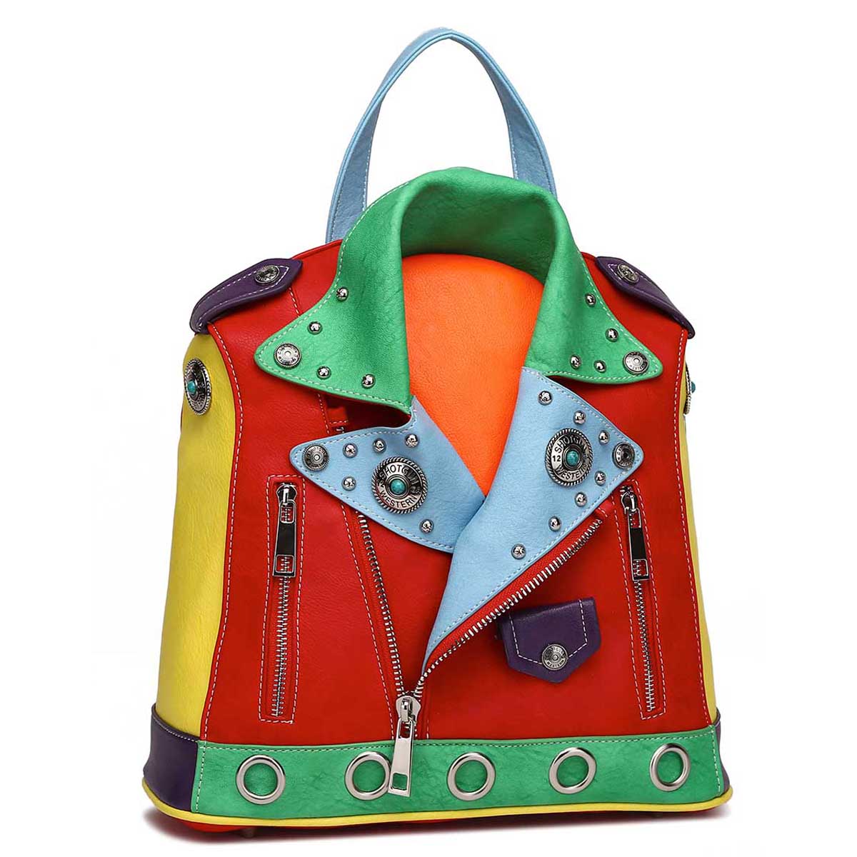 UrBFFCloset's tweet photo. Check out MJ rocking her Colorful Jacket Backpack! Thanks, MJ, for always shopping with us and for being the best walking advertisement ever. #Only2Left #FashionBags #Backpack #Accessories #Stylish #BlackOwnedBusiness #BuyBlack #Entrepreneur #SmallBusiness #YourBFFCloset https://t.co/Uo2vbHfVWM