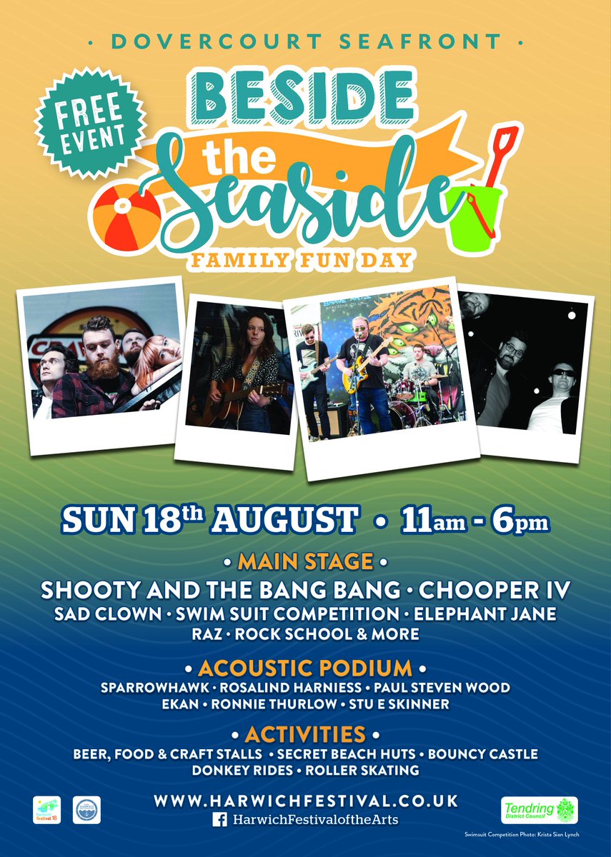 HarwichFestival's tweet photo. Beside the Seaside Festival - This Sunday, 
Site Map and Live Music Schedule

#Harwich #Seaside #Beach #Festival #Livemusic #itallhappensinharwich #tendring #freefestival https://t.co/vMpcbuE7BB