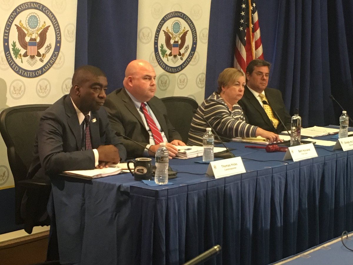 EACgov's tweet photo. The 2019 @EACgov Election Security Forum is going on right now. Tune in here: https://t.co/V3VoMytGPn #ElectionPrep19 #TestandCert #2020Focus https://t.co/NOWcfXEJCp