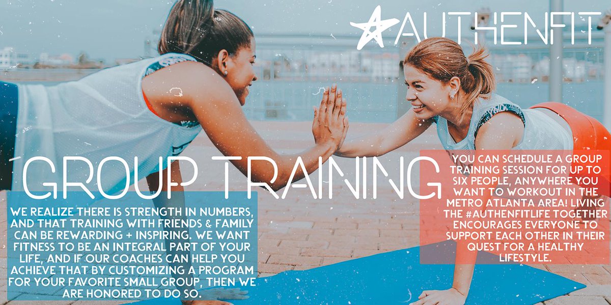 authenFIT_'s tweet photo. DID YOU KNOW: #AuthenFIT offers #GroupFitness Training Sessions, which can provide the following benefits:
๐ short and long term #health benefits
๐ social inclusion opportunities
๐ psychological support
DM us *NOW* to make real changes and live the #authenFITlife. https://t.co/PRQDrQPtae
