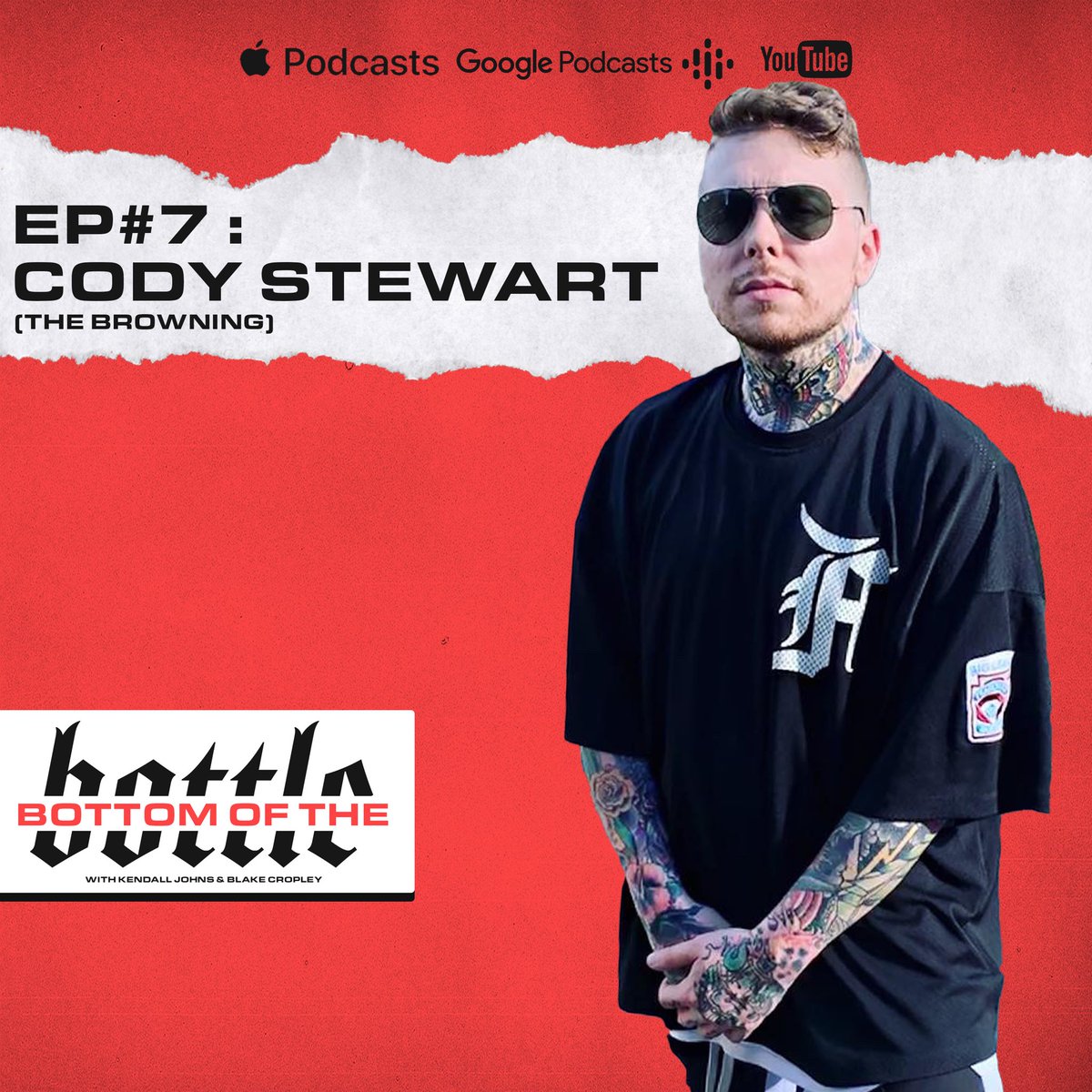Had a chat with the dude <a href="/TheCodyStewart/">Cody Stewart</a> of <a href="/thebrowningband/">The Browning</a> this week on <a href="/botbshow/">Bottom Of The Bottle</a> check it!

APPLE: podcasts.apple.com/us/podcast/bot…

GOOGLE: google.com/podcasts?feed=…

YOUTUBE: youtube.com/channel/UCA5Df…