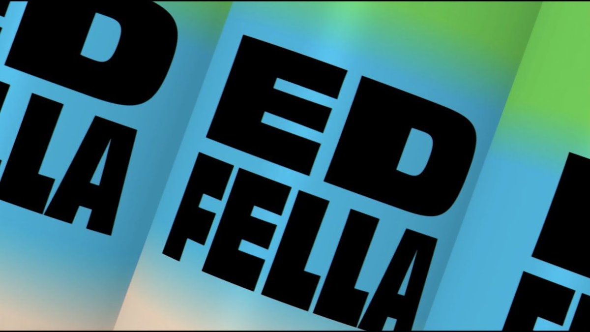 TypographicsNYC's tweet photo. Excited to start posting the edited individual talks from last June's Typographics. If you missed the livestream or just want to watch the talks again, here's the first talk of the conference by design legend #EdFella! https://t.co/F0eiFZekH0 https://t.co/cNlMjI6X0Z