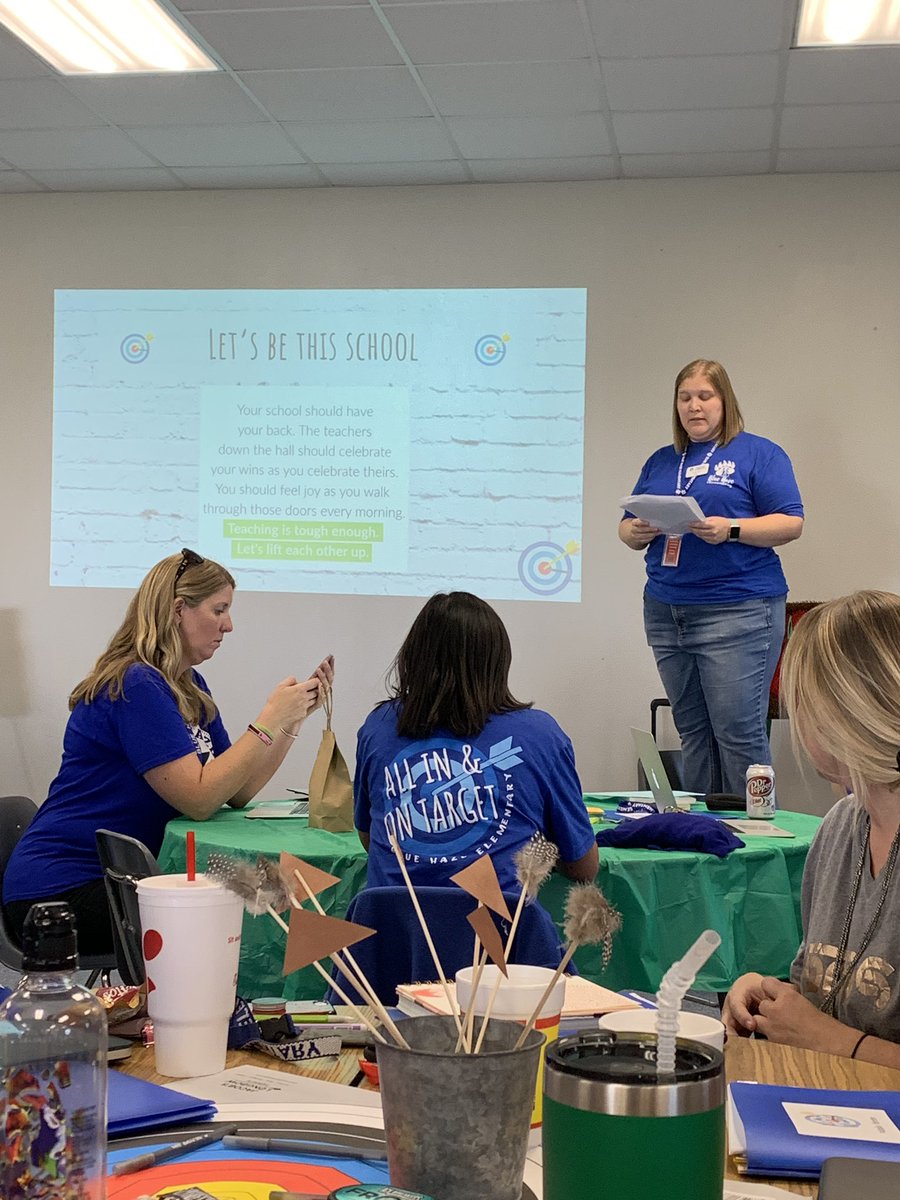 Loving the encouraging words from <a href="/emilyestes29/">Emily Estes</a> to our campus! Let’s lift each other up every single day and cheer each other on. #empoweringbearsbhe <a href="/wsisdschools/">White Settlement ISD</a> <a href="/BlueHazeWSISD/">Blue Haze Elementary</a>