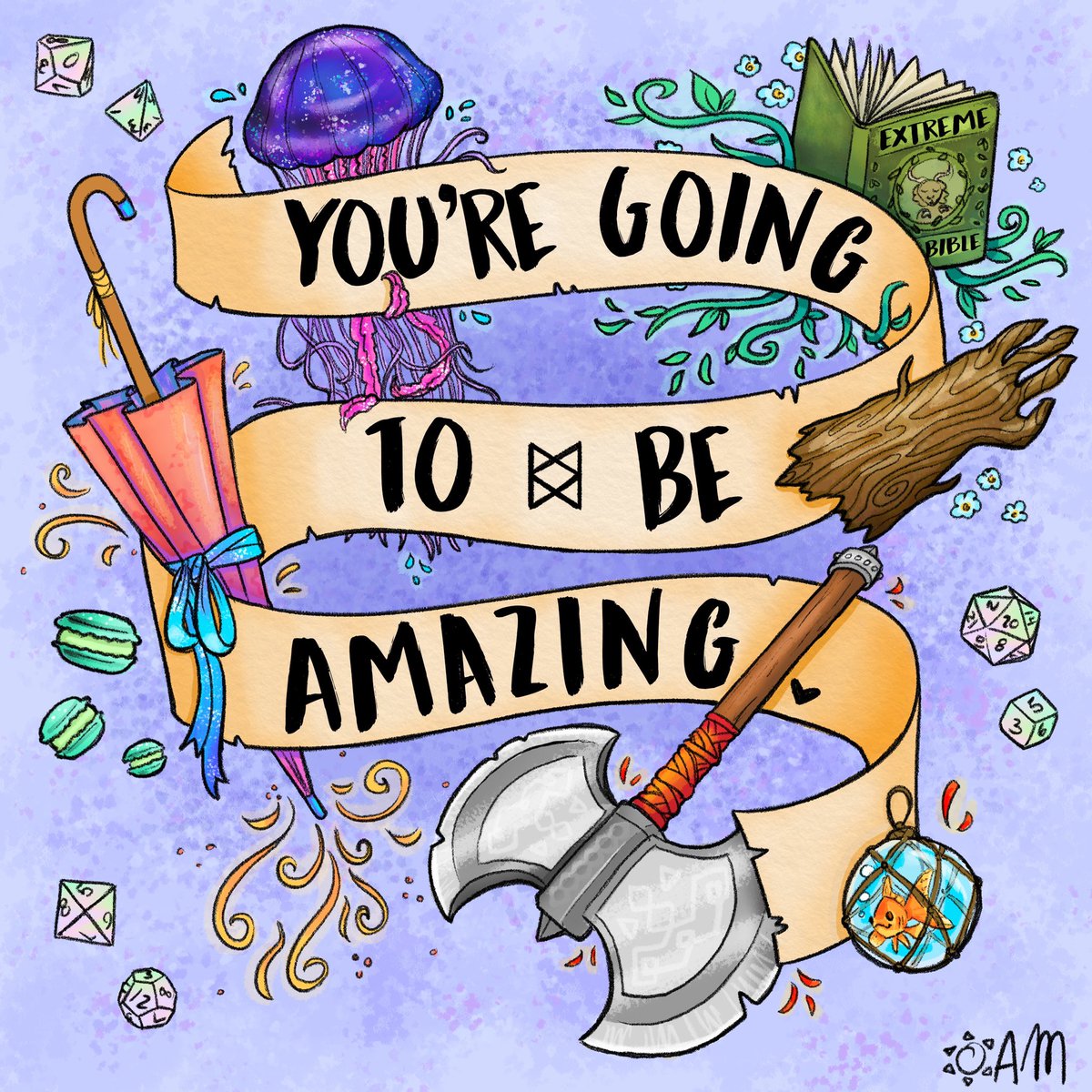 Lexamichelle's tweet photo. Recently got to the finale of #TheAdventureZone #Balance and wow it was so fantastic. I loved this story so much. Thank you @griffinmcelroy @JustinMcElroy @travismcelroy @DocCurm #thezonecast #youregoingtobeamazing https://t.co/xKEC1vp7VX