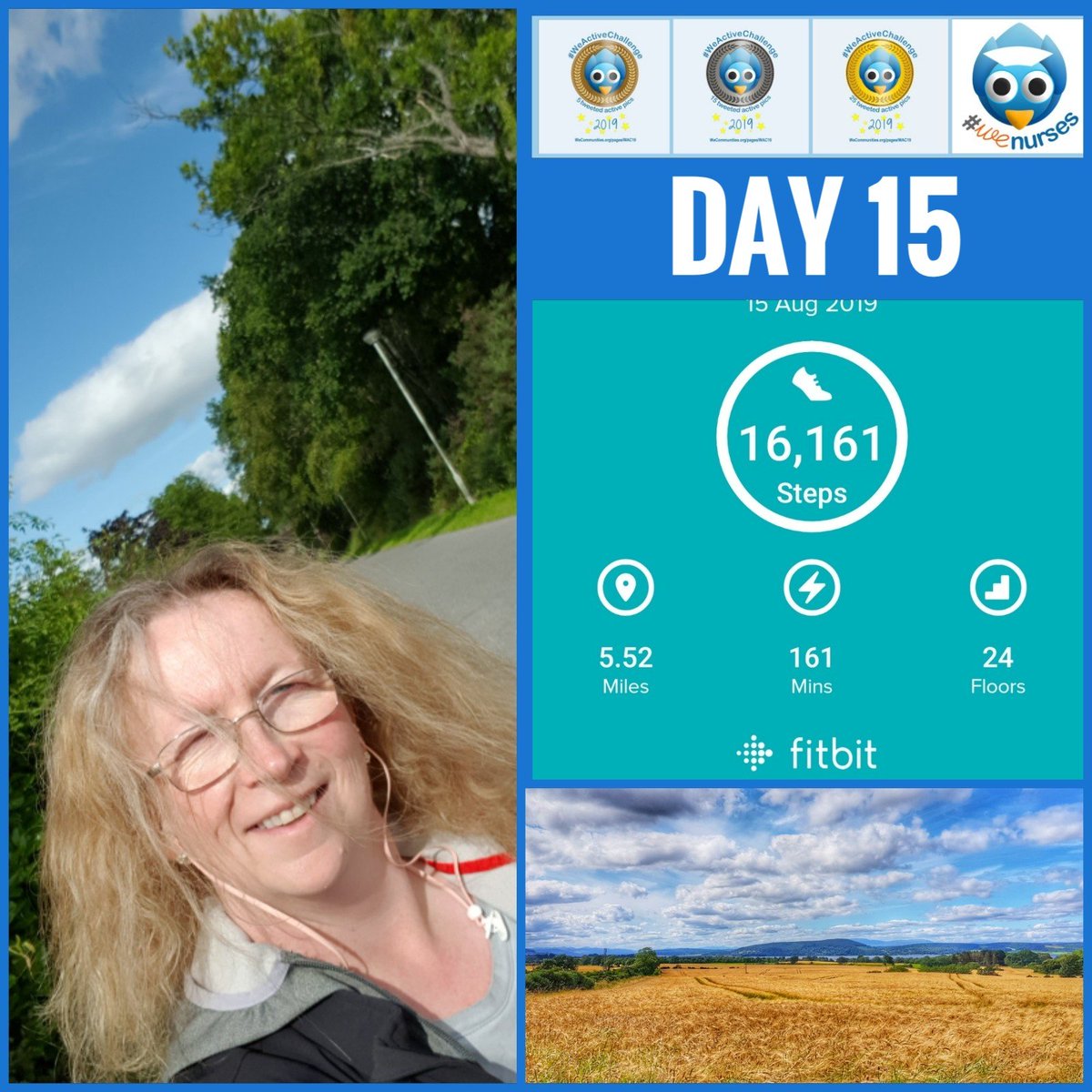 Janet_H_H's tweet photo. Day off. Out walking solo, hubby working.
Bit of #yoga & #Spinning for good measure.
After all I'm #celebrating, I now have an extra job as a #practicetutor for the @OpenUniversity @OU_HWSC @WeNurses
@LizSturley #squeak
#NursesActive #WeNurses #WeActiveChallenge #nurseselfcare https://t.co/CmOYXmotmH
