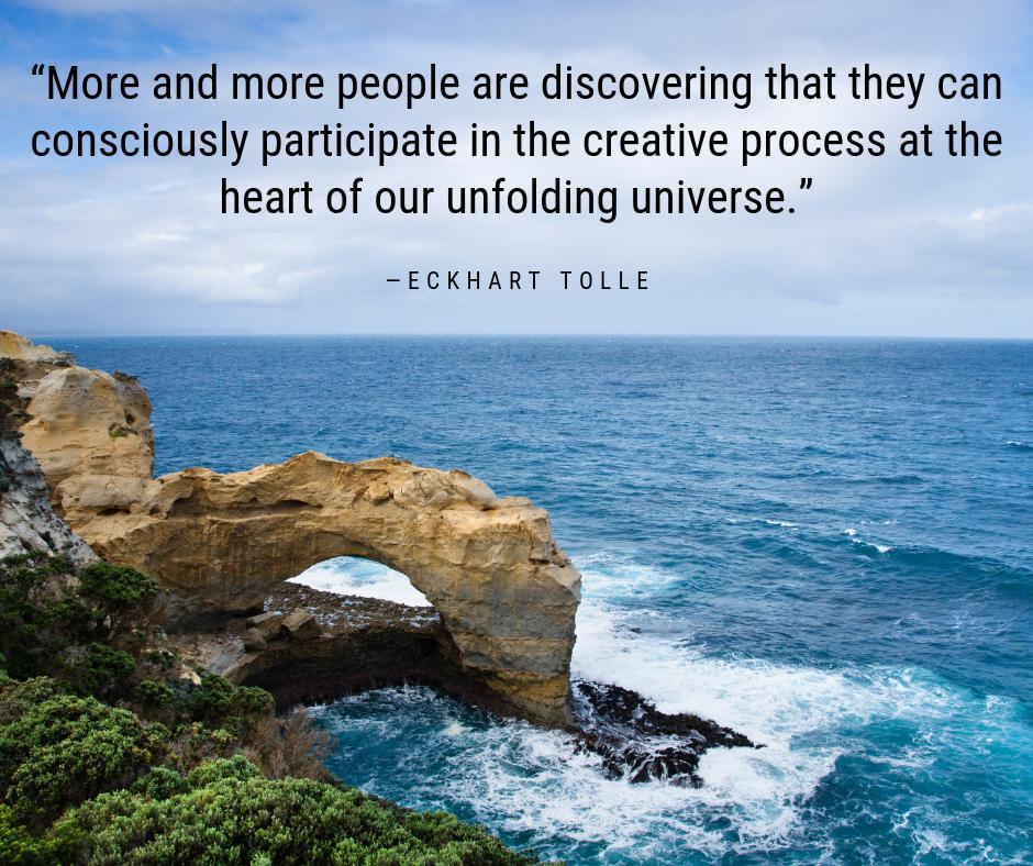 EckhartTolle's tweet image. In an 8-week intensive, Eckhart will help you learn how to fulfill your innermost desires with joy and gratitude. Join the Conscious Manifestation Facebook group at ow.ly/NQ2z50vtHd4