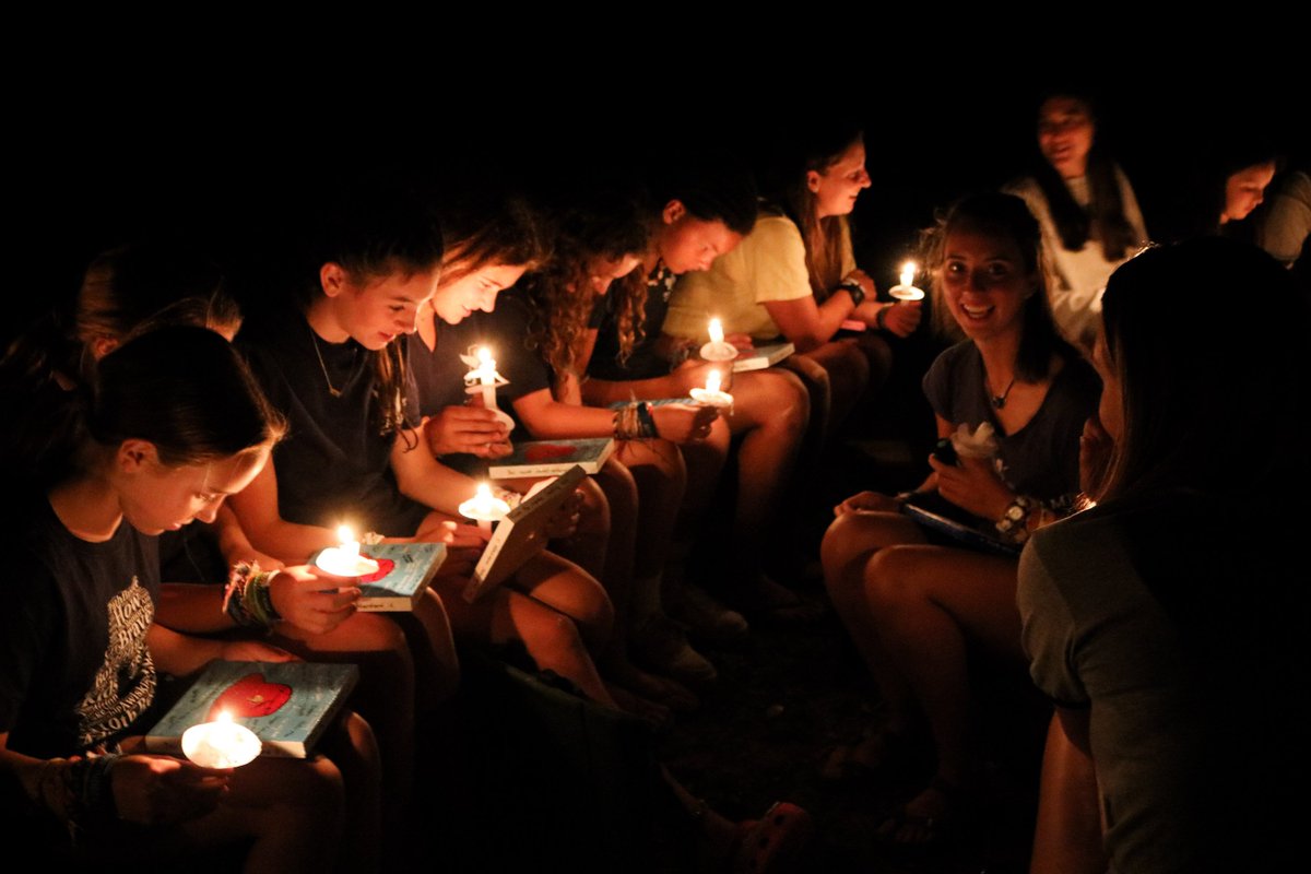 adirondackcamp's tweet photo. Last night, we ended our 116th summer with a reflective candlelight ceremony, wishboards, and igniting an A before heading to bed under the Adirondack sky one last time. #adk #lakegeorge #summercamp #candlelight #adirondackcamp https://t.co/V7RfzWV50i