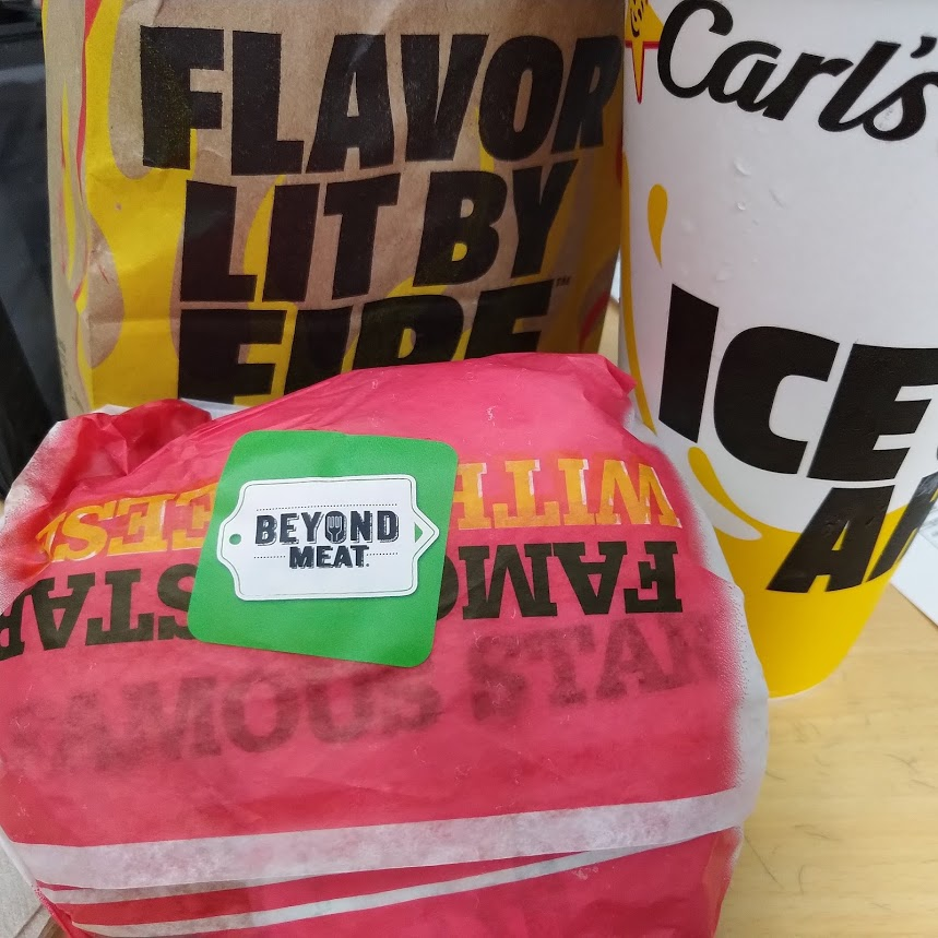 jackiewollner's tweet photo. Thank's @CarlsJr & @BeyondMeat! #BeyondUpgrade
Want to try the fantastic plant-based Beyond Burger? It's free at Carls Jr. today when you purchase a large drink. Ask for the "Beyond Upgrade". https://t.co/2J0cIc0E6X