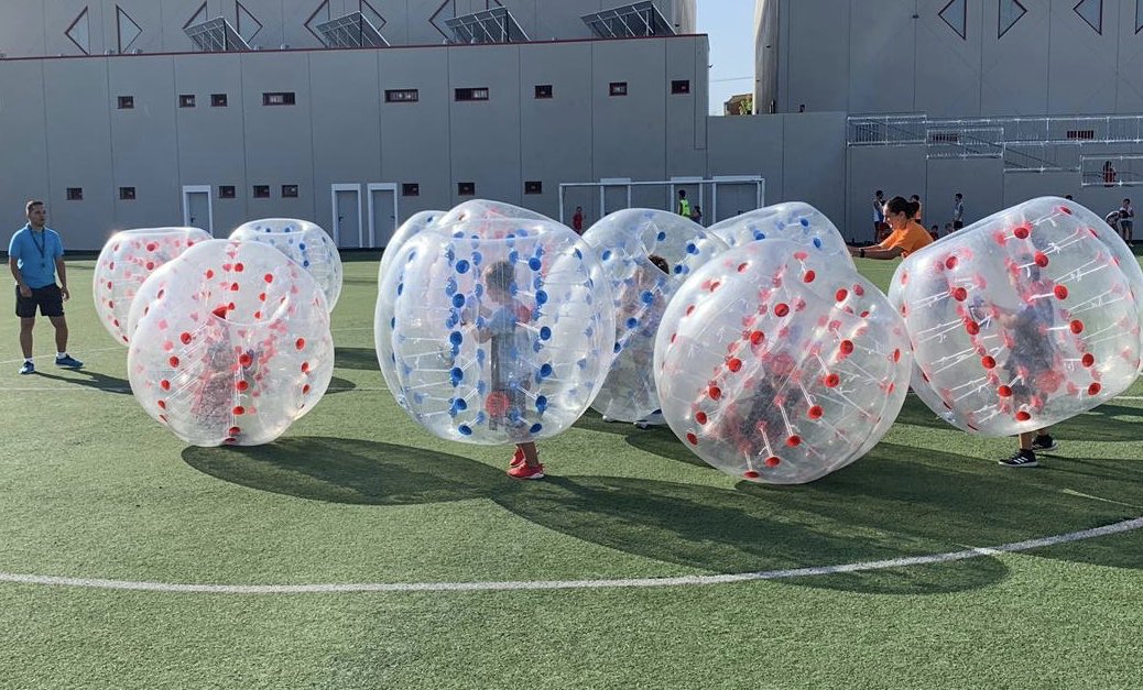 LidivanSports's tweet photo. Inauguramos la #NuevaTemporada de nuestro #FutbolBurbuja con la participación en el #Multideporte organizado por el @AytMolinaSegura y @DEPORTEYSALUD4 que sigue desarrollando #Actividades durante este mes de #Agosto en el #Polideportivo #ElRomeral. 

#FutbolBurbuja
#LidivanSports https://t.co/6tOcfvT5uA
