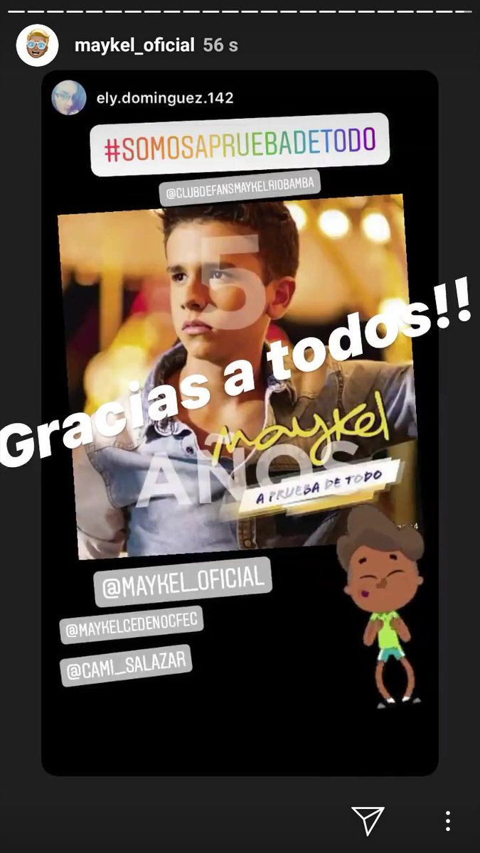 SherlyD8's tweet photo. @MaykelOficial 5años #APruebadeTodo
#clubdefansRiobamba https://t.co/E3Ikkzwfo7