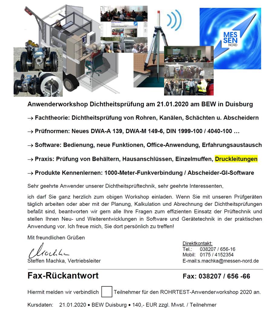 Steffen Machka, Vertrieb der MESSEN NORD GmbH tweet media