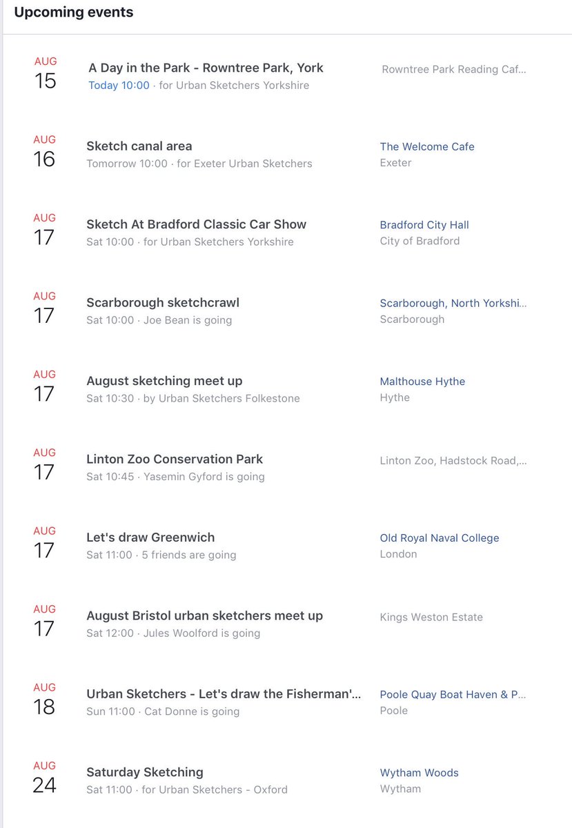JeanEd70's tweet photo. Upcoming #urbansketchers events in the UK, details on the UK events Facebook page: https://t.co/3372u6Uulu
@USKNorthampton @SketchBrum @uskoxford @USKStoke @USK_Cambridge @urbansketchers @RdgSketchers @MCR_UrbanSketch @UrbSketchLondon https://t.co/VZlH1ZOSQb