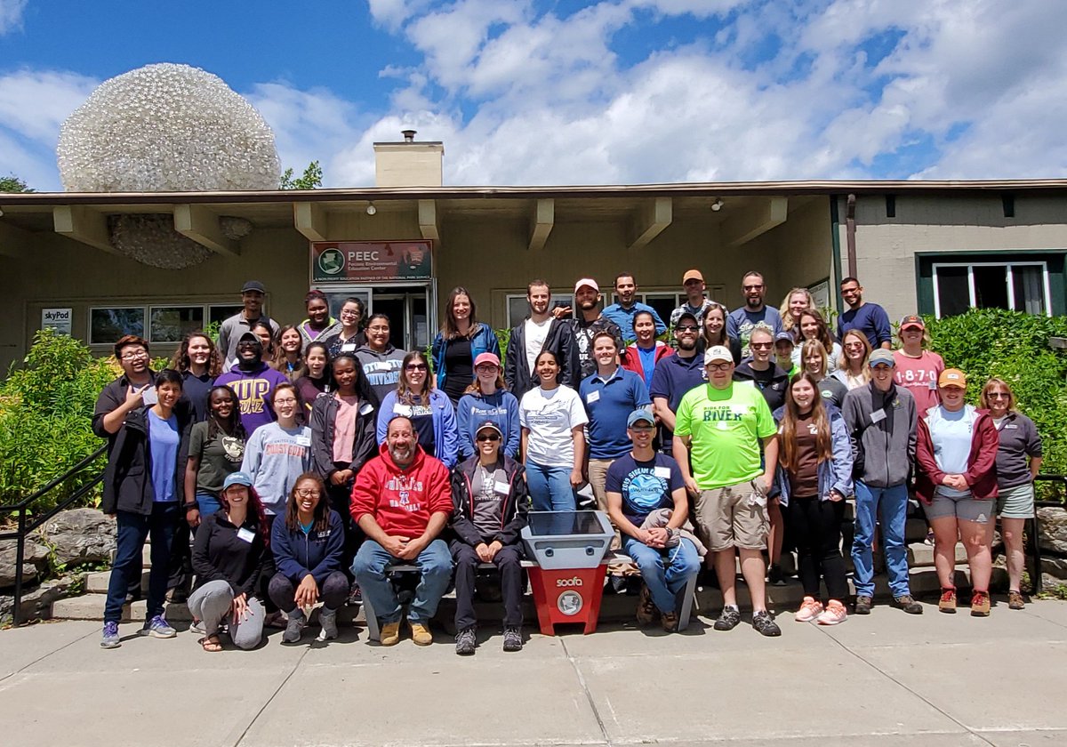 DelRivWatershed's tweet photo. After an AWEsome summer ☀️ w/ 23 Fellows, we're SO PROUD to see their Capstone projects tomorrow. Congratulations to the AWE Fellows cohort of 2019! 🎉 

All media invited: 
@KYWNewsradio @6abc @CBSPhilly @FOX29philly @PhillyInquirer @PhillyCAM @NBCPhiladelphia @EQG_Telemundo https://t.co/G9ssTNRDGE