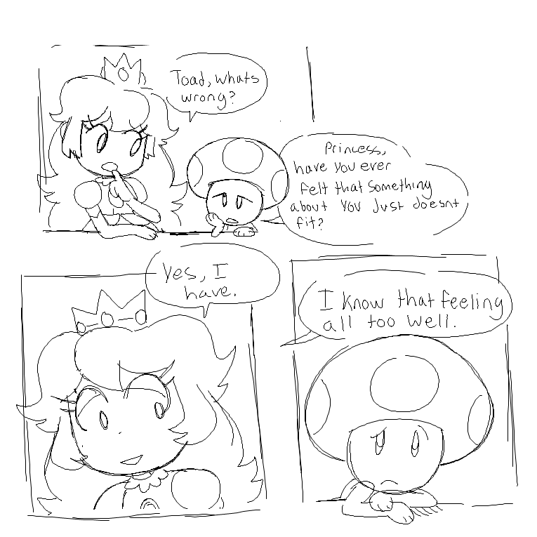 fruitcastle's tweet photo. Trans Toadette Comic https://t.co/E6dYjPW4Nl