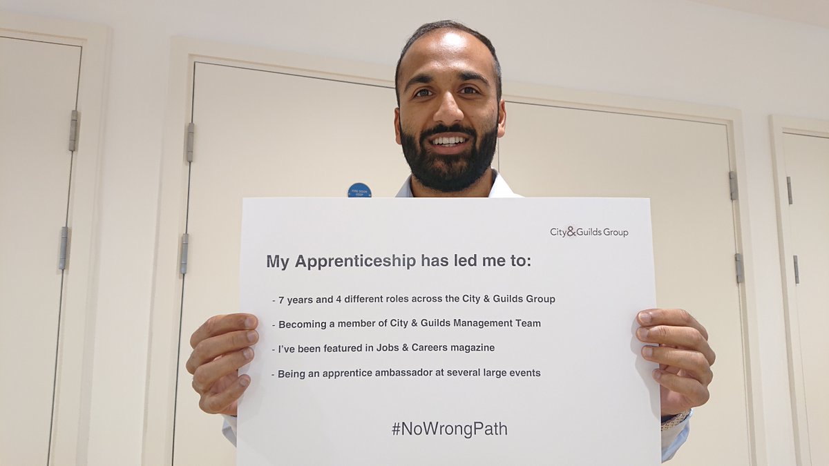 City & Guilds (@cityandguilds) on Twitter photo 2019-08-16 16:49:13 Anup, shares why his #apprenticeship has been so fulfilling, this #alevelresultsday week. #NoWrongPath Anup, shares why his #apprenticeship has been so fulfilling, this #alevelresultsday week. #NoWrongPath