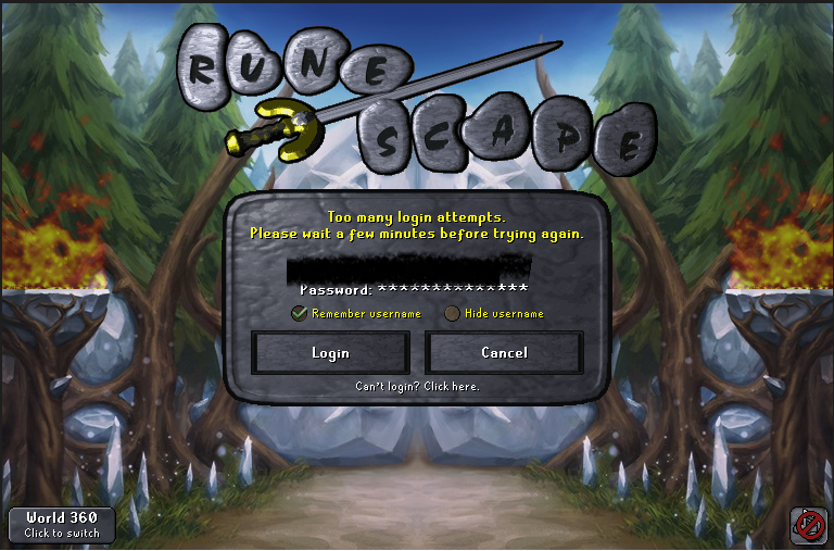 BorovskDavid's tweet photo. @Jagex Why i cant login for like 2hrs? Can u tell me why please? https://t.co/mXDWhPzdgC