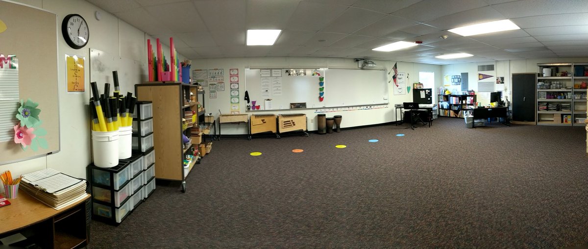 What a great first day of elementary music! Great things are ahead of us! #PfISDynamic