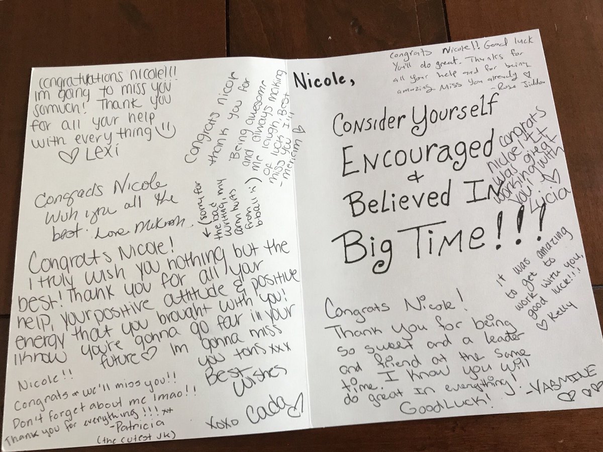 Even after my internship is done, the style team at #T2254 still makes me feel like family!! Thank you so much @ScharfDenise for mailing this to me! ♥️♥️♥️