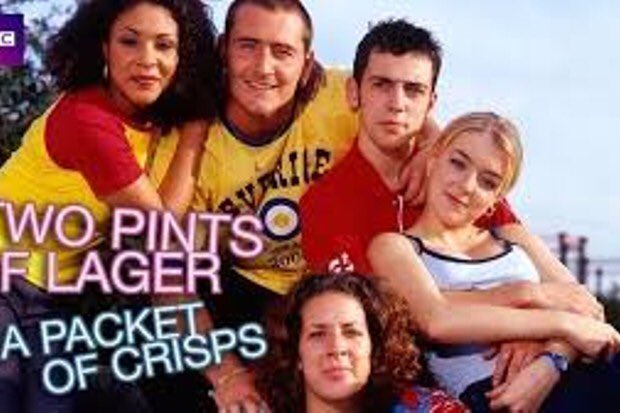 Joshpeterchrist's tweet image. Watching #twopintsoflarger from the beginning the news  about it coming back best be true @Sheridansmith1 @Mellor76 @RalfLittle @KatkinDrysdale @Beverleycallard