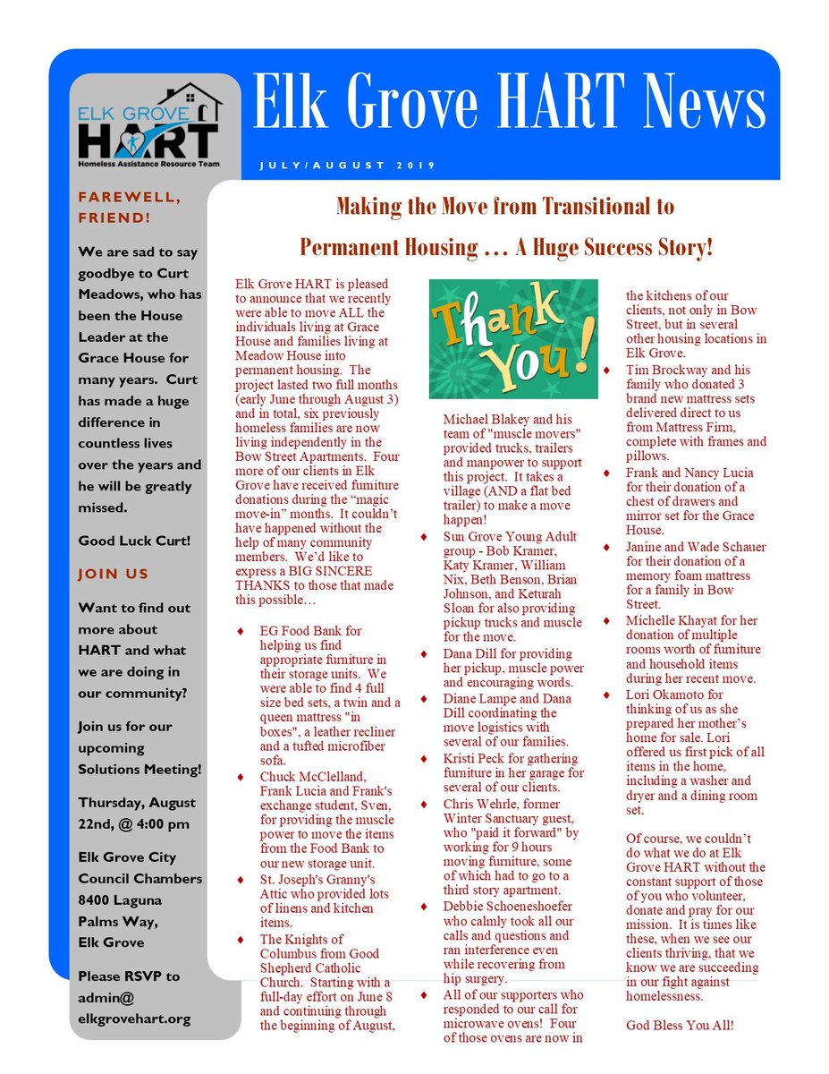 HARTElkGrove's tweet photo. Check out our current newsletter.... https://t.co/XaQT6Cr4lm