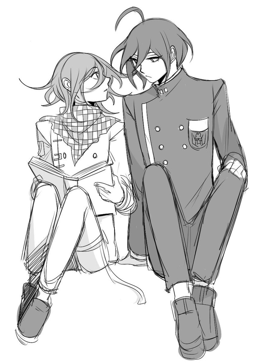 wip & sketch dump // day 310907621: still drawing ouma and saiou