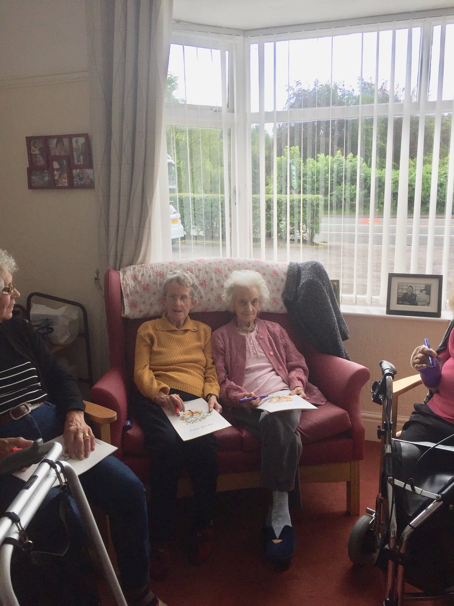 windsor_care's tweet photo. Bingo day at Windsor today. Well done to Sylvia, Dorothy, Jen and Gladys who all won some chocolate 🍫#Activities # https://t.co/uqLCQbABug