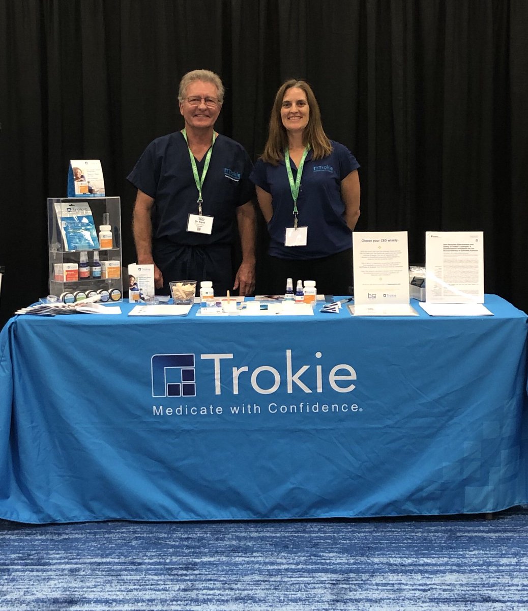 Are you at AANP in Portland? 
@drtrokie and Dorea are at booth #96 talking all things pharmaceutical-grade CBD.
Learn about our Fast-Melt Tabs and our patented upper gum delivery system.